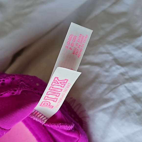 NWT PINK Victoria's Secret Push Up Racer back Bralette - Picture 9 of 13